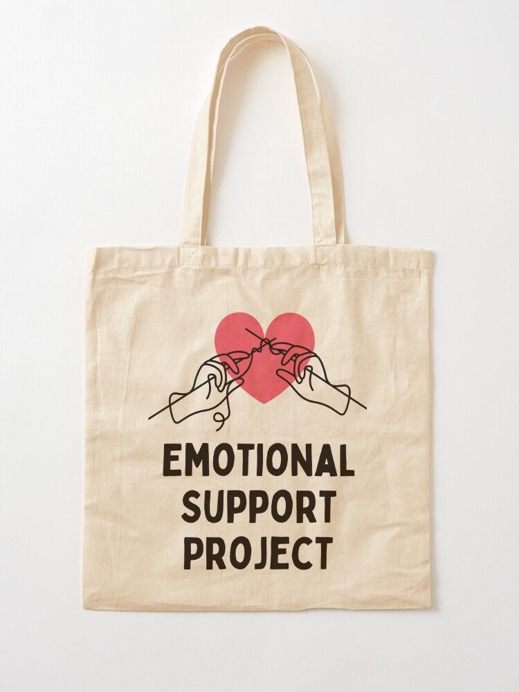 Emotional Support Project Tote Bag — Row House Yarn