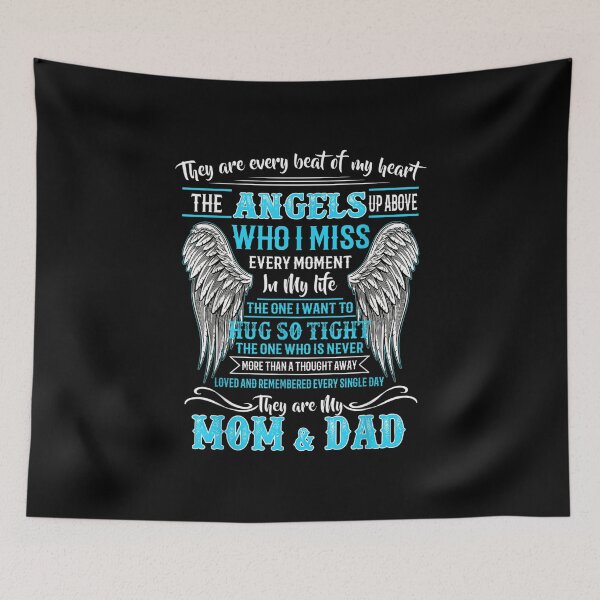 Item preview, Mom & Dad My Angels, in Memories of Parents In Heaven designed and sold by Glitche-Shop.