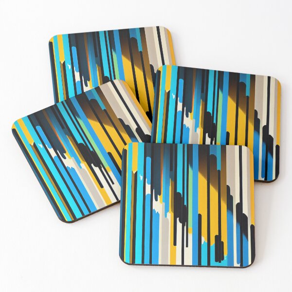 Item preview, Abstract colorful lines designed and sold by RavnWorX.