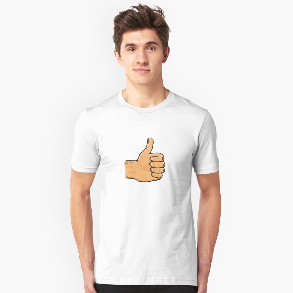 Thumbs Up Mate Slim Fit T-Shirt