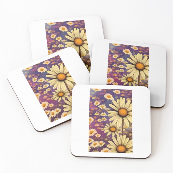 Item preview, Daisy flower artwork designed and sold by GroovyDino.