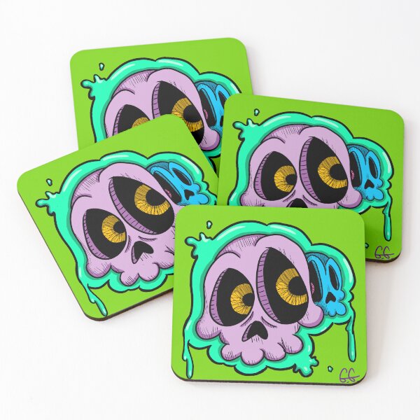 Item preview, Cartoon Skulls designed and sold by GlacialGothique.