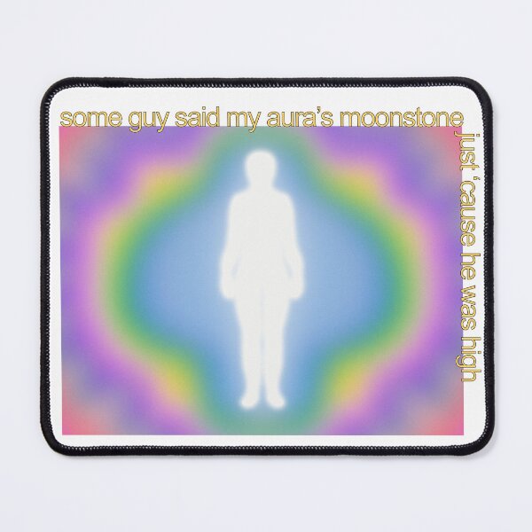 Item preview, Some Guy Said My Aura's Moonstone Just Cause He Was High, Bejeweled, Midnights, Moonstone Aura, Rainbow, Stoner, Taylor Swift Sticker, Eras Tour designed and sold by Keirstin Collins.