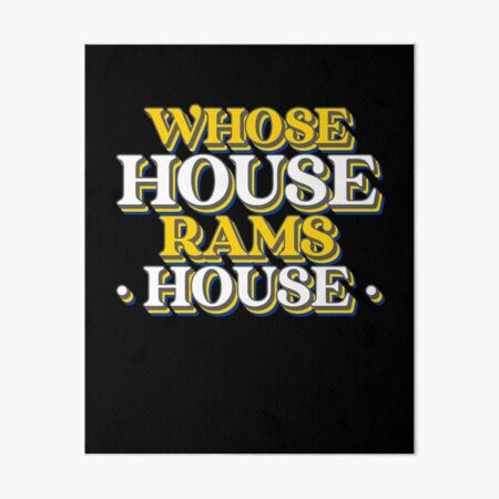 GO RAMS GO Helmet and Team Colors Los Angeles Rams Sticker for Sale by  LAKERSIN5