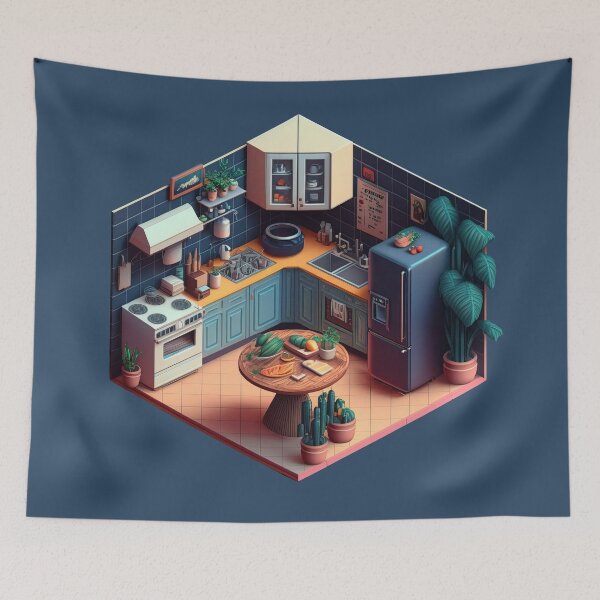 Item preview, 80s Kitchen designed and sold by ReverieBoutique.