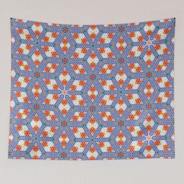 Item preview, Orange , Red, White and Blue Pattern  designed and sold by Nalwesya.