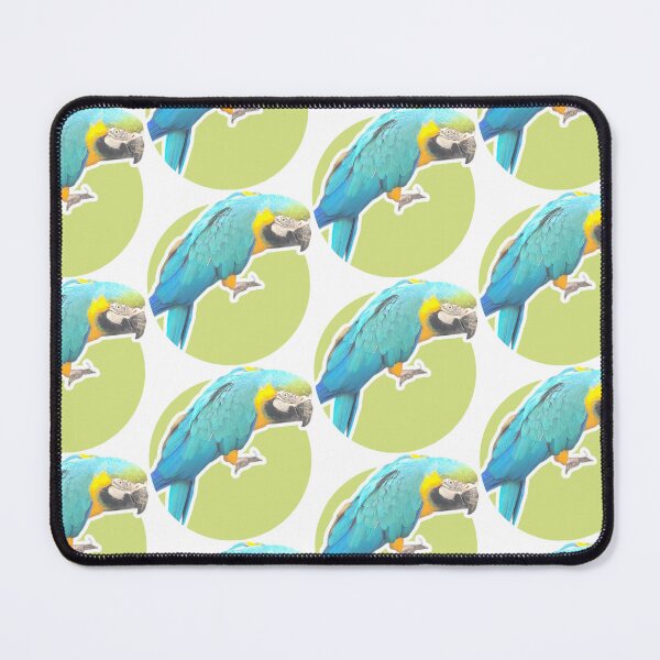 Item preview, A Blue & Yellow Macaw in Green Patterned designed and sold by pvgirl93.