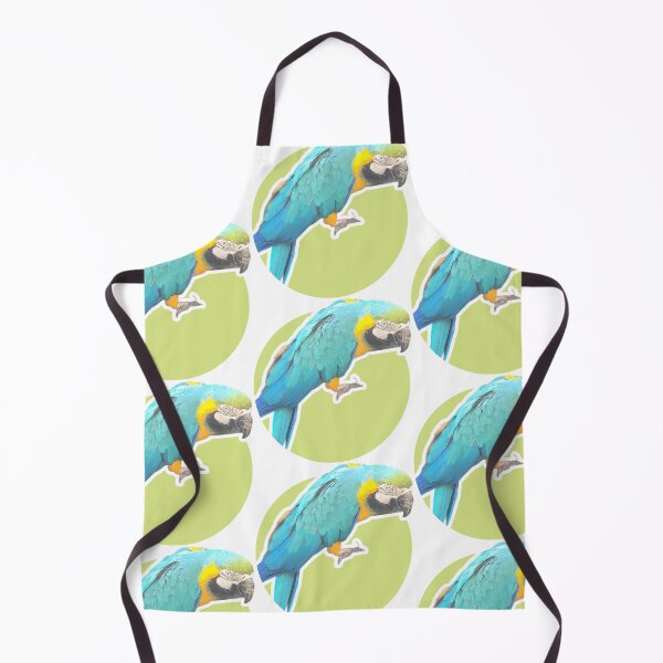 Item preview, A Blue & Yellow Macaw in Green Patterned designed and sold by pvgirl93.