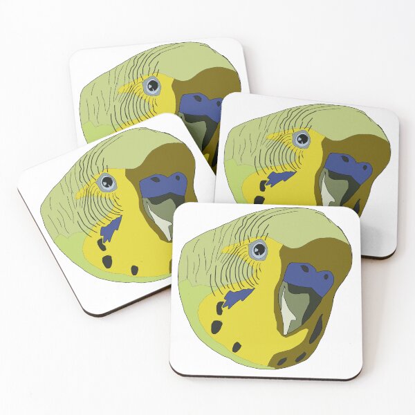 Item preview, Copy of Green and yellow parakeet/ budgie  designed and sold by LeahcarsArt.