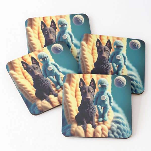 Item preview, Cute little woolen puppie in space: artwork puppies #01 designed and sold by zotilus.