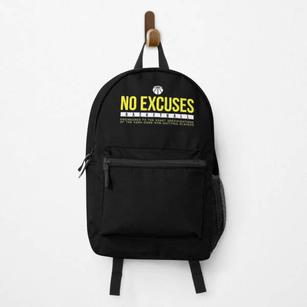 Item preview, No Excuses Basketball | Player Practice Text Logo Design designed and sold by Slam-Dunkan.