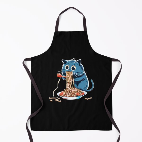 Item preview, Cat eating spaghetti designed and sold by Taous ⭐⭐⭐⭐⭐.