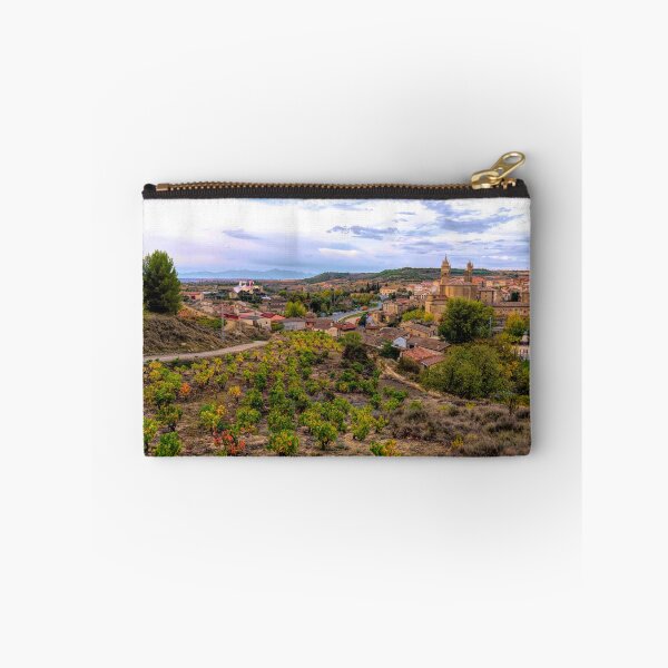Item preview, Elciego Alava Basque Country Spain view of Town and Vineyard designed and sold by acceleratorhams.