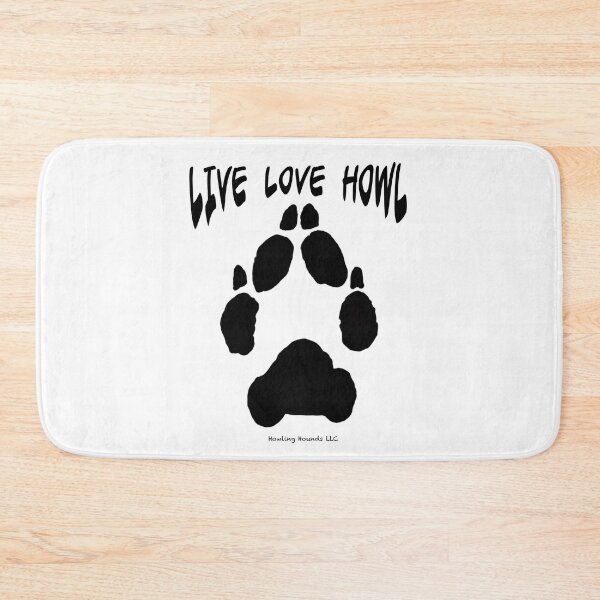 Item preview, Live Love Howl Paw designed and sold by HowlingHounds.