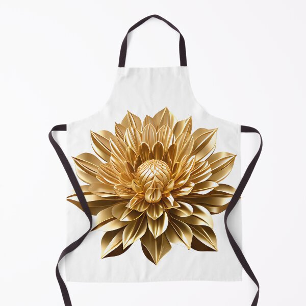 Item preview, Beautiful Gold Dahlia Flower designed and sold by PosterManiaRo.