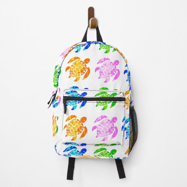 Item preview, Rainbow Sea Turtles on White designed and sold by birdsofthePNW.