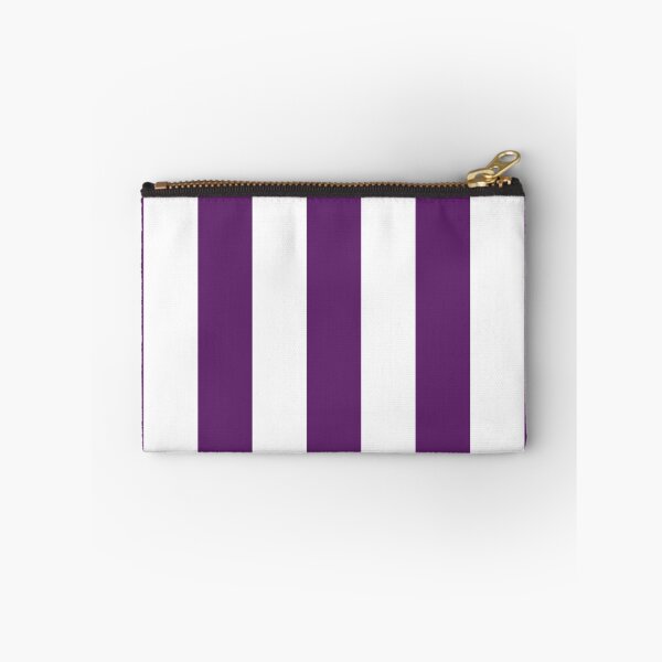 Item preview, Medium AUBERGINE PURPLE and WHITE Vertical STRIPES designed and sold by RachelMacht.