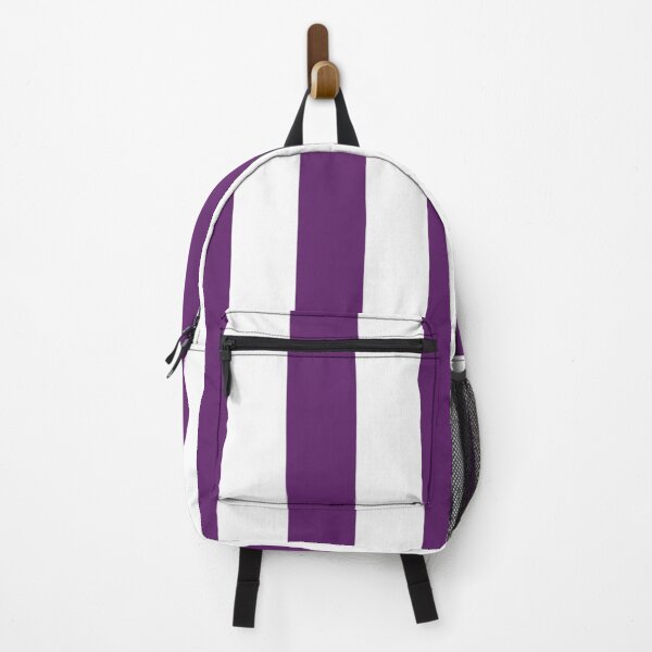 Item preview, Medium AUBERGINE PURPLE and WHITE Vertical STRIPES designed and sold by RachelMacht.