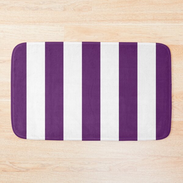 Item preview, Medium AUBERGINE PURPLE and WHITE Vertical STRIPES designed and sold by RachelMacht.