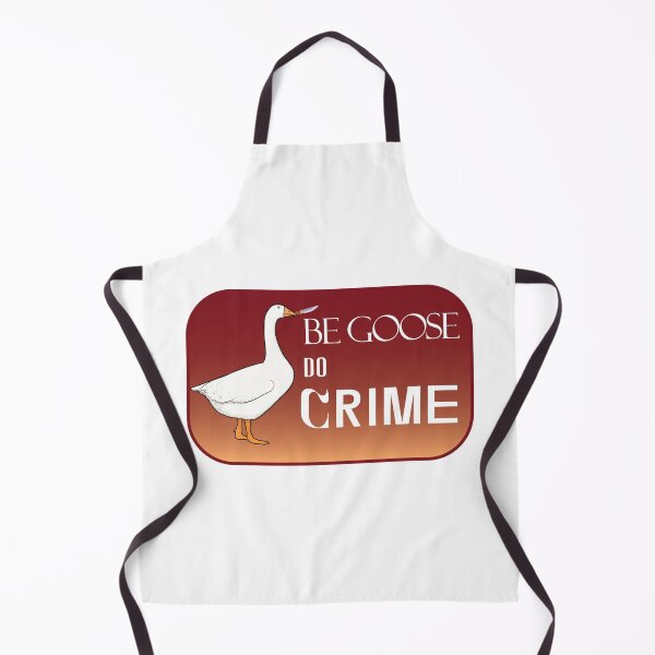 Item preview, Be Goose Do Crime Sticker - Goose with knife sticker designed and sold by zackwork.