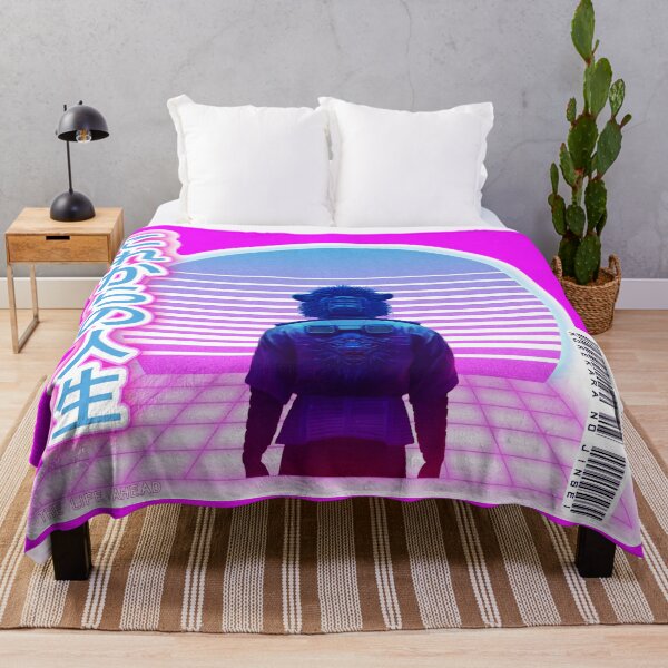 Item preview, Synthwave The Life Ahead - Korekara no jinsei- white letters white Borders designed and sold by SimonSay.