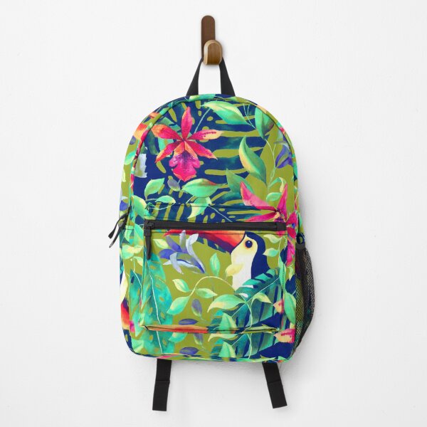 Item preview, Tropical toucans seamless pattern summer designed and sold by Alessandro Remo Mazzoni Remotextiles.