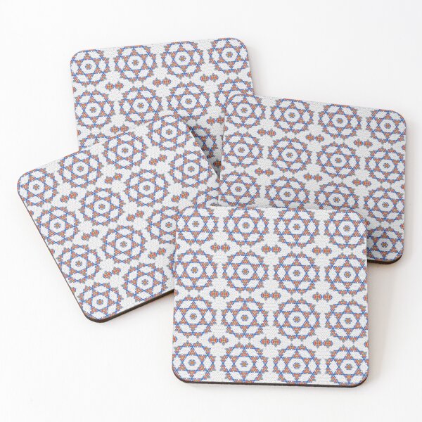 Item preview, Orange, Red, Blue and Cream Pattern  designed and sold by Nalwesya.