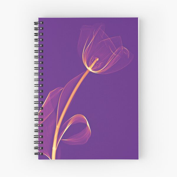 Item preview, Flower in violet and orange, tulip designed and sold by Lanuma.
