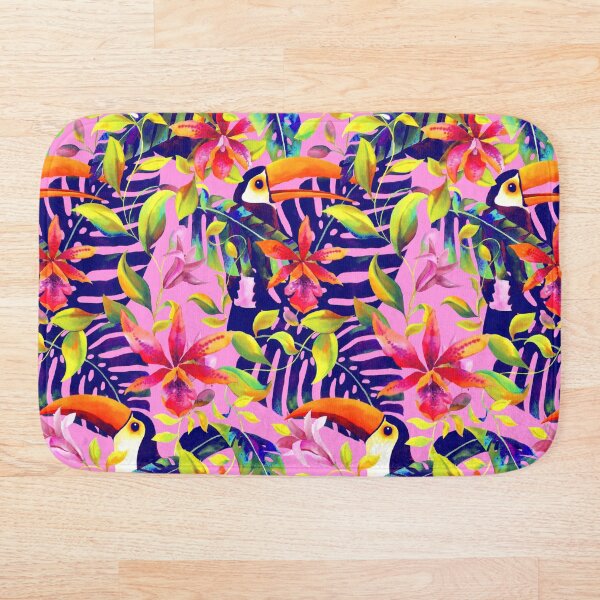 Item preview, Tropical toucans seamless pattern summer designed and sold by Alessandro Remo Mazzoni Remotextiles.