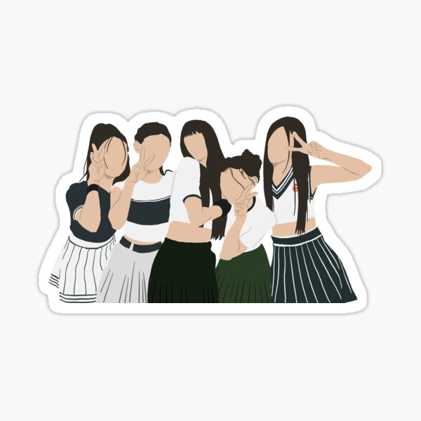 Newjeans Chibi Kpop Stickers 