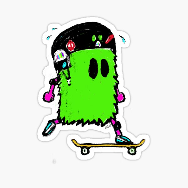 Autocollant Monster Skater