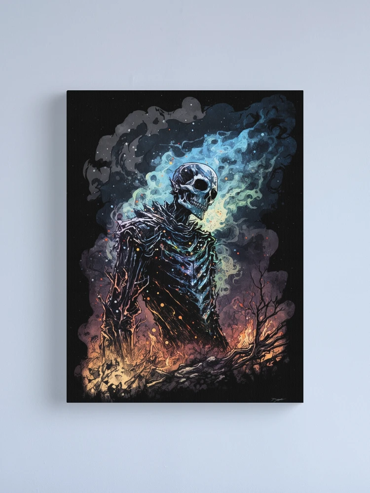 絵画 SKOLOCT/CANVAS/ART/3 Pop Art Skull Graffiti Canvas Art – CORX Designs