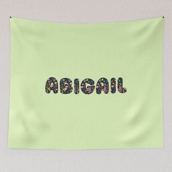 Item preview, Abigail name, Abigail go green! designed and sold by Danylo Mikhnievych.