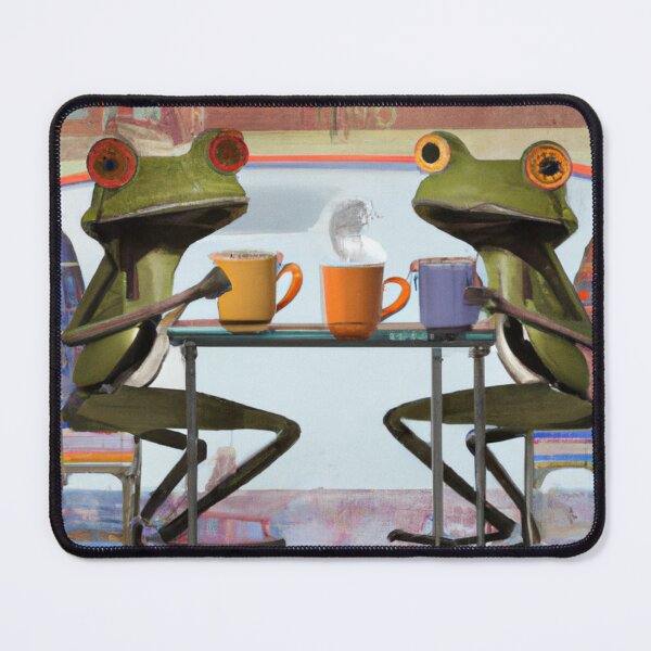 Item preview, Frogs Having Coffee designed and sold by sarahaviv.