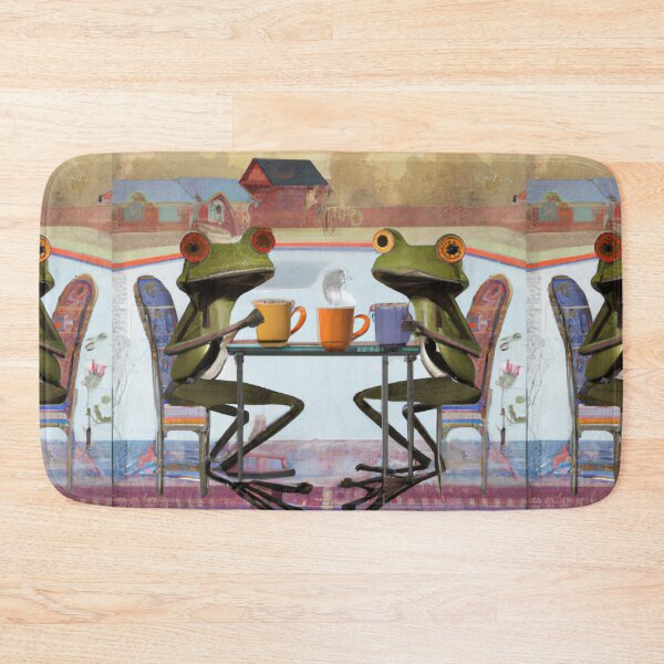 Item preview, Frogs Having Coffee designed and sold by sarahaviv.