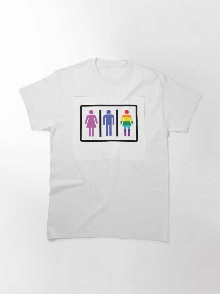 Thumbnail 3 of 7, Classic T-Shirt, Lady boy Sign designed and sold by oldtee.