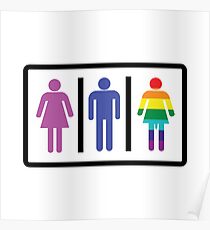 Lady boy Sign Poster