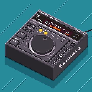 Artwork thumbnail, CDJ-500s player pixel art by Retroperks