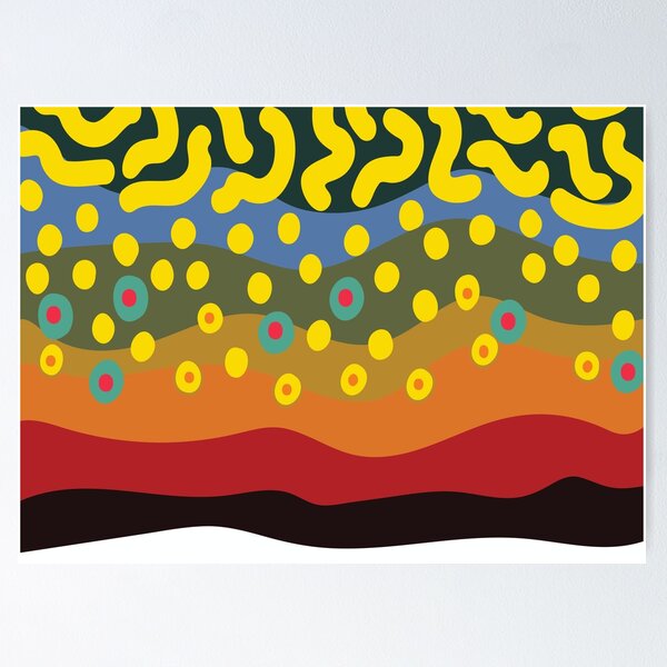 Item preview, Brook Trout Skin designed and sold by BikeVoucherJr.