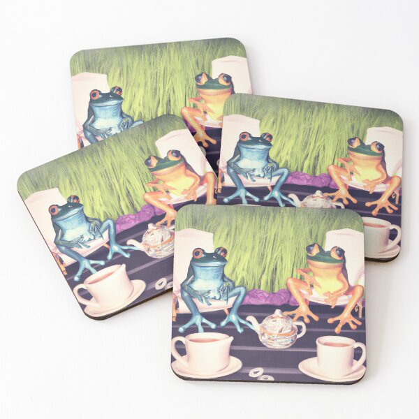 Item preview, Two Frogs Having Coffee designed and sold by sarahaviv.