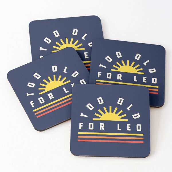 Item preview, Too Old For Leo 25th Birthday Gift Retro Sunset designed and sold by yelly123.
