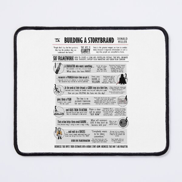 Item preview, Building a Storybrand (Donald Miller) designed and sold by TKsuited.