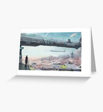 Star Citizen Stanton Crusader Artwork Greeting Card