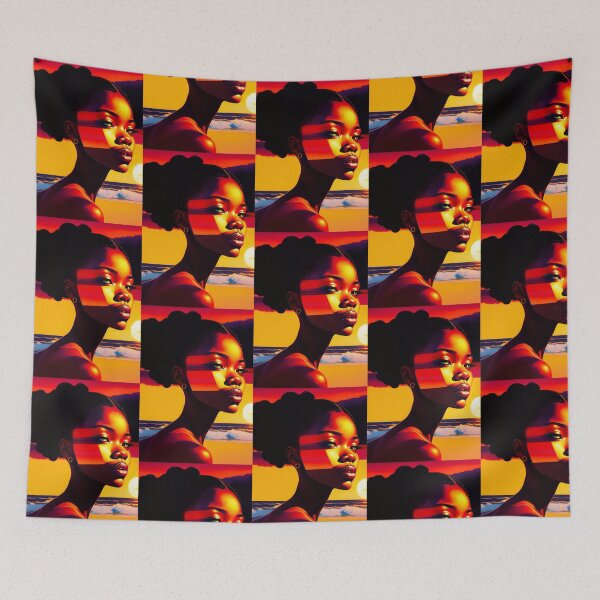 Item preview, African girl on the beach designed and sold by Bernsteinhaus.