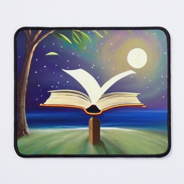 Item preview, Mystical book and full moon designed and sold by IviBlack.