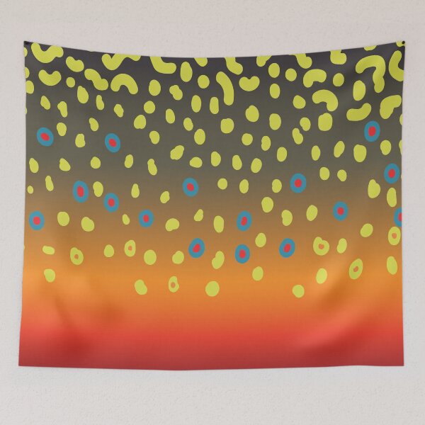 Item preview, Brook Trout Skin designed and sold by BikeVoucherJr.