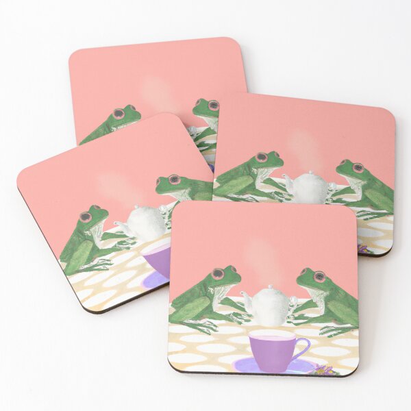 Item preview, Froggie Friends Having Coffee designed and sold by sarahaviv.