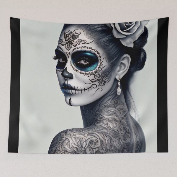 Item preview, Dia de los Muertos La Catrina: A Tribute to Life designed and sold by ArtCreator2023.