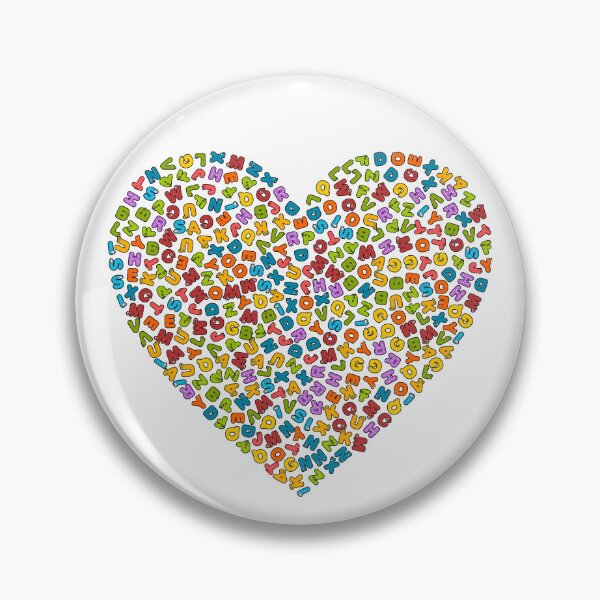 Item preview,  ABC Alphabet I Love You English Teacher Valentines Day Gift designed and sold by Goods-by-Jojo.