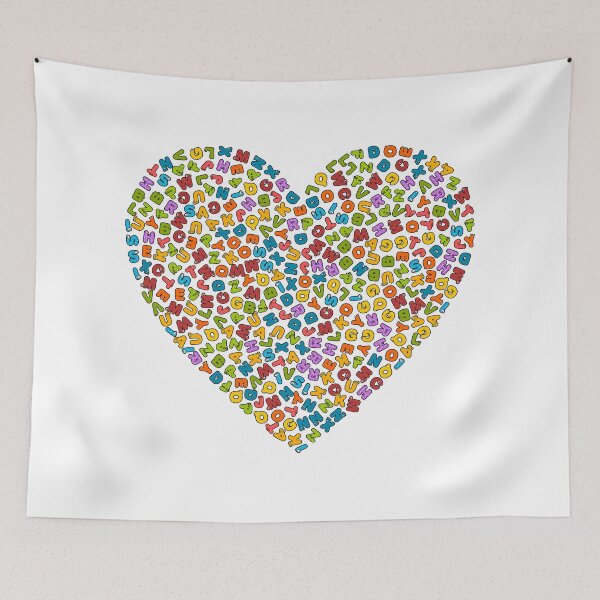 Item preview,  ABC Alphabet I Love You English Teacher Valentines Day Gift designed and sold by Goods-by-Jojo.